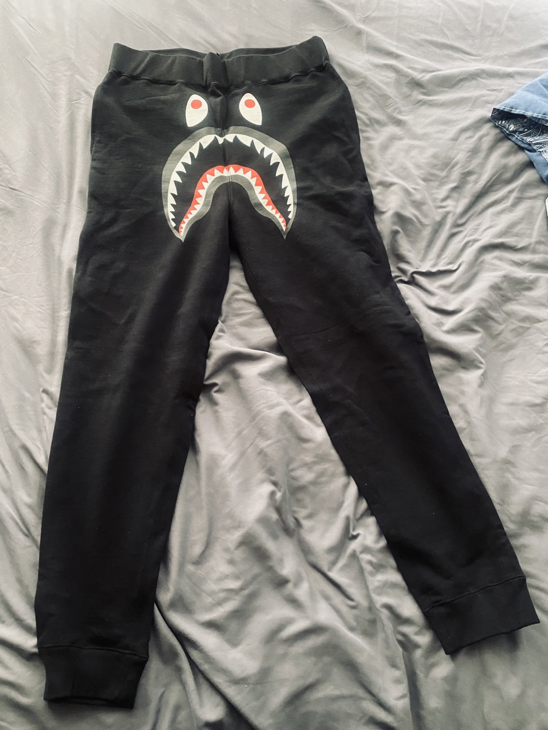 BAPE Black Shark Shorts & Pants Set - photo 2