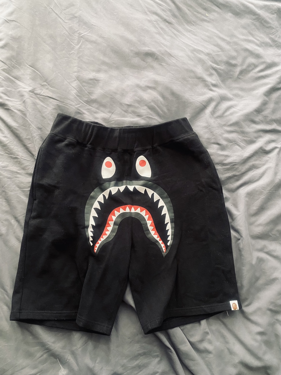 BAPE Black Shark Shorts & Pants Set