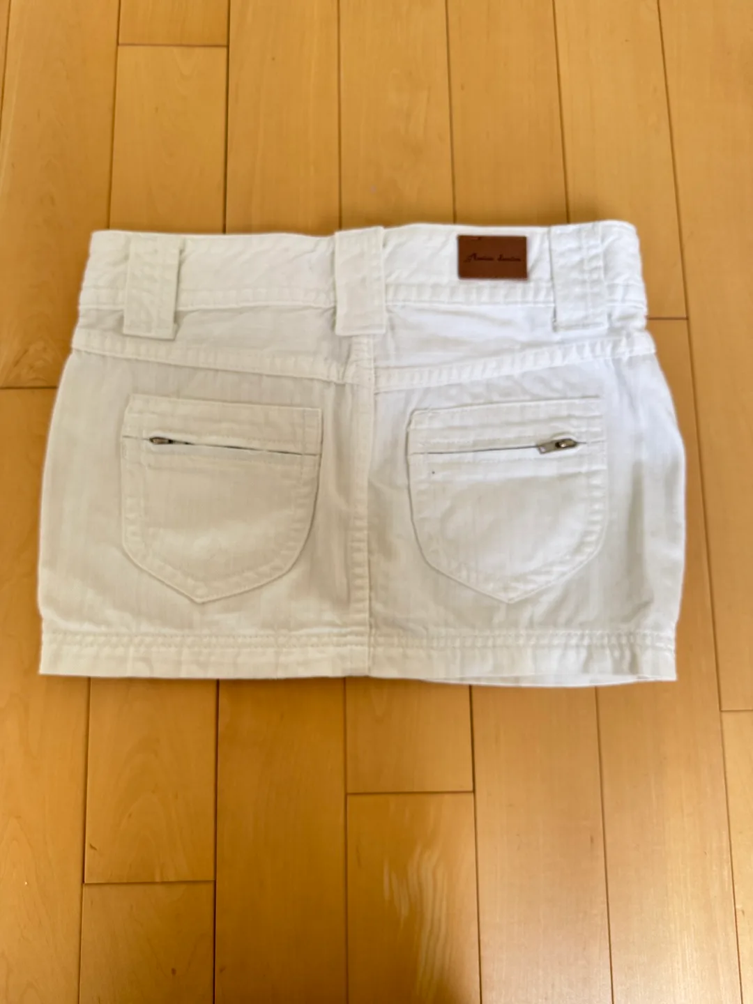 Amisu White Denim Skirt - Size Small image indicator(6)