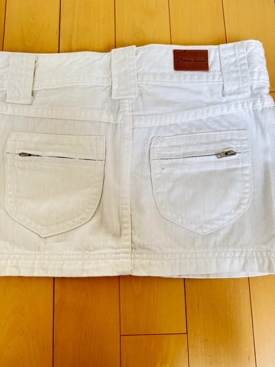 Amisu White Denim Skirt - Size Small image indicator(7)
