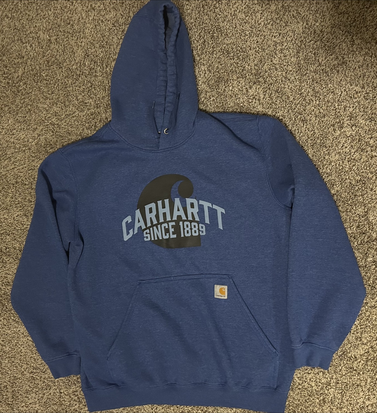 Carhartt Blue Hoodie - Size L