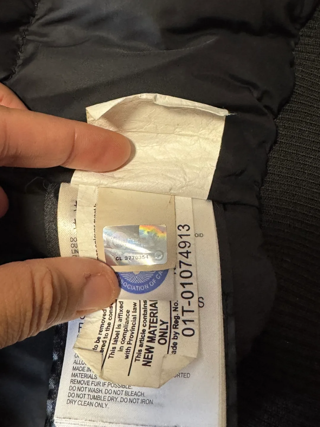 Canada Goose 7968M Graphite Jacket Men Size Small image indicator(5)