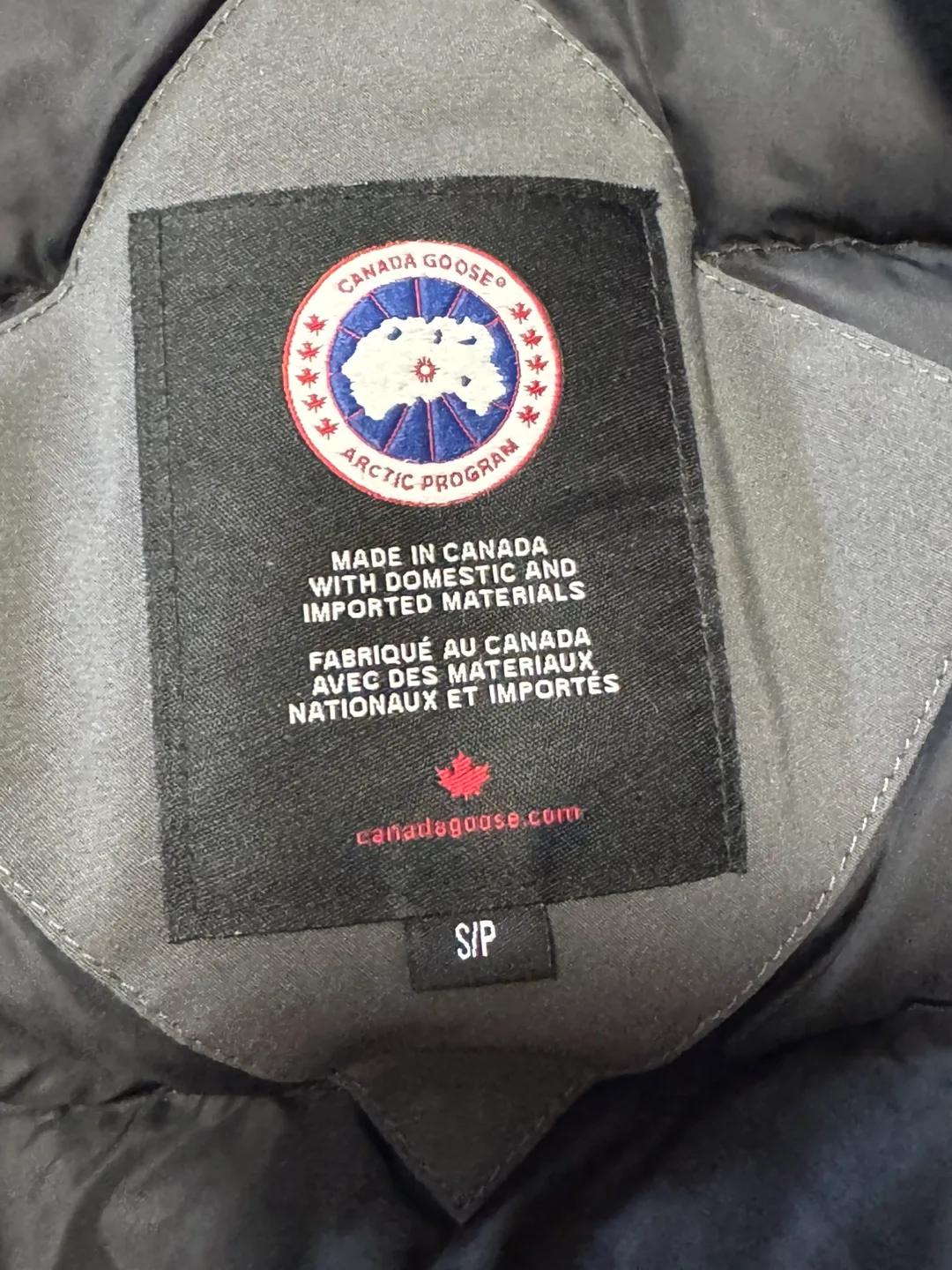 Canada Goose 7968M Graphite Jacket Men Size Small image indicator(3)