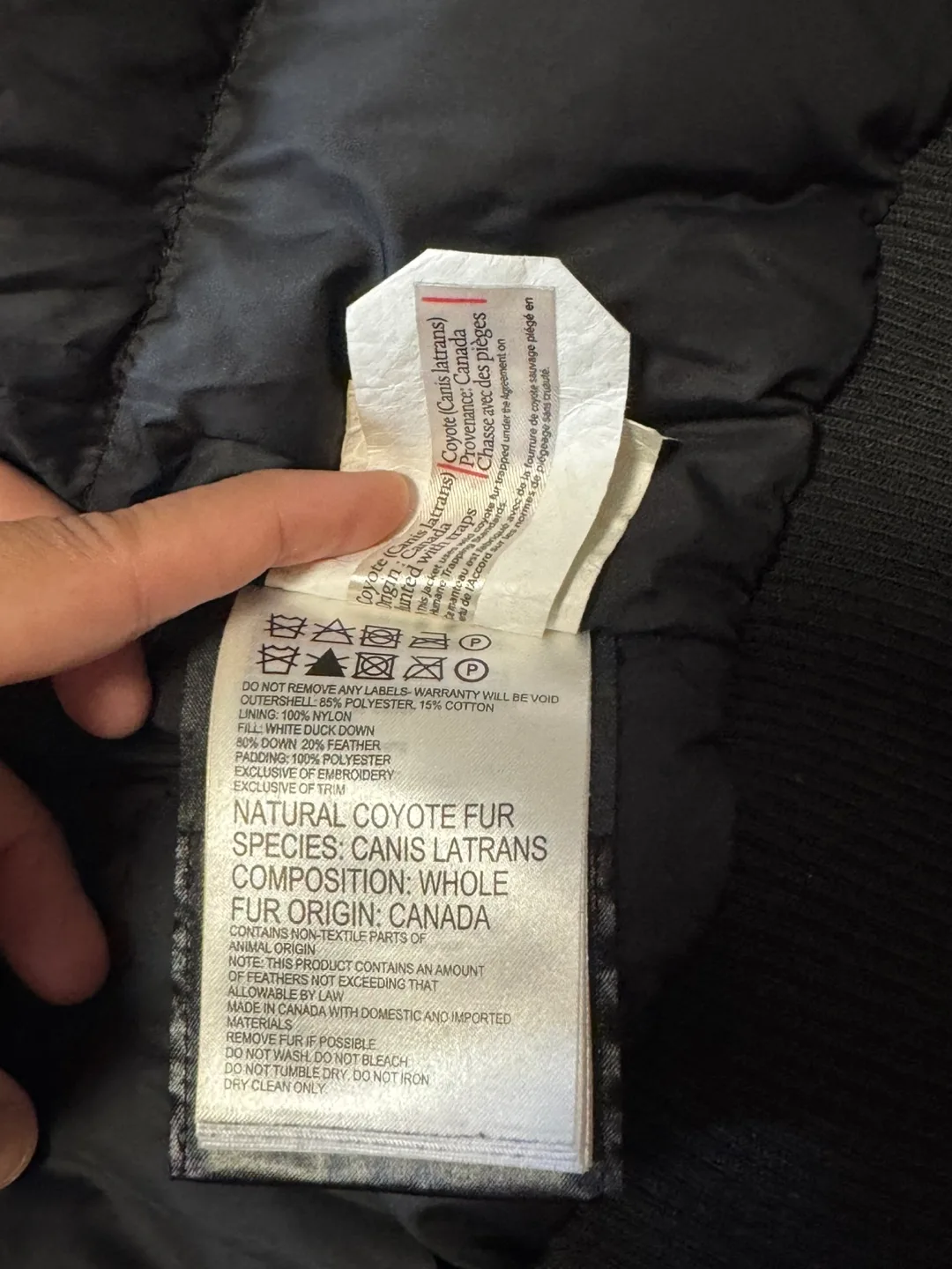 Canada Goose 7968M Graphite Jacket Men Size Small image indicator(8)