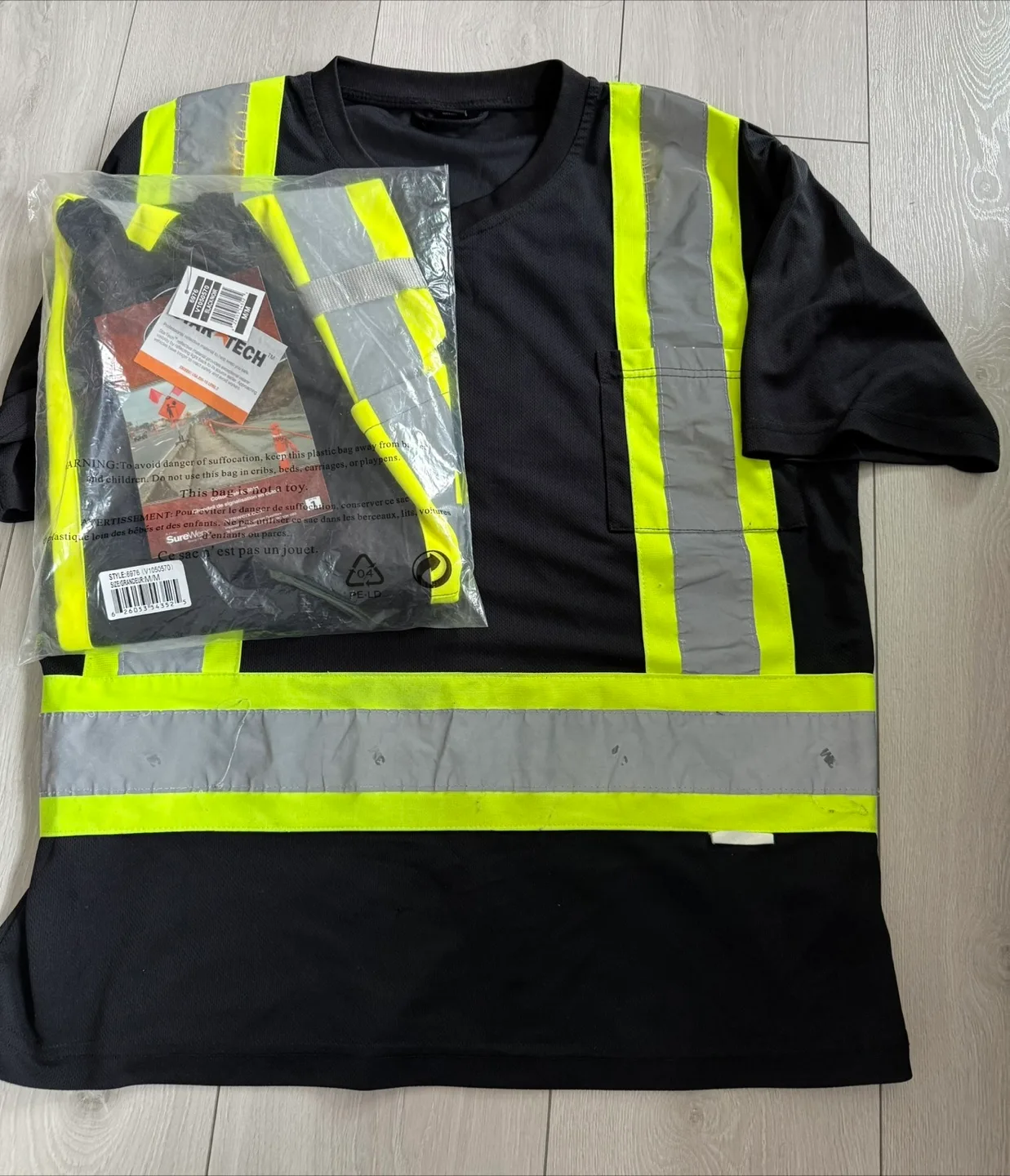 New StarTech Hi-Vis Safety T-Shirt - M/M