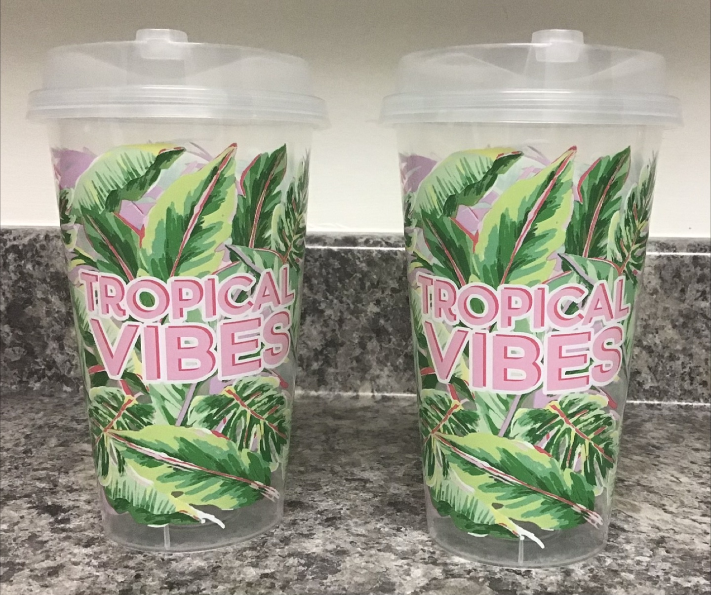 Summer Themed Plastic Drink Tumblers - photo 2