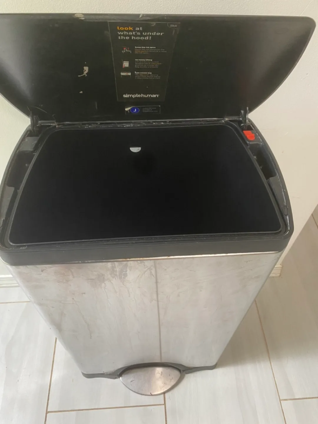 simplehuman Step Trash Can image indicator(3)