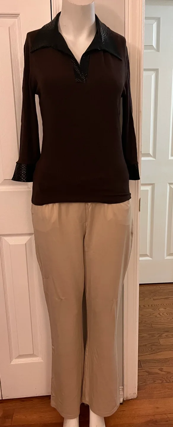 Sy's Paris Brown Top image indicator(4)