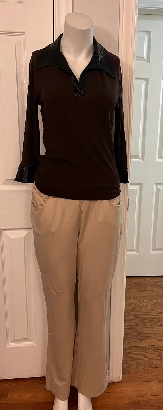 Sy's Paris Brown Top image indicator(3)