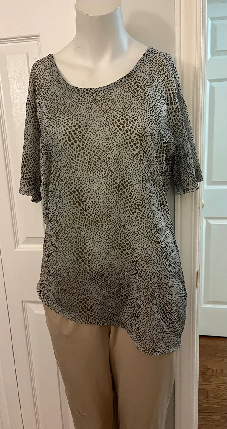 Patterned 2 pieces Blouse image indicator(4)