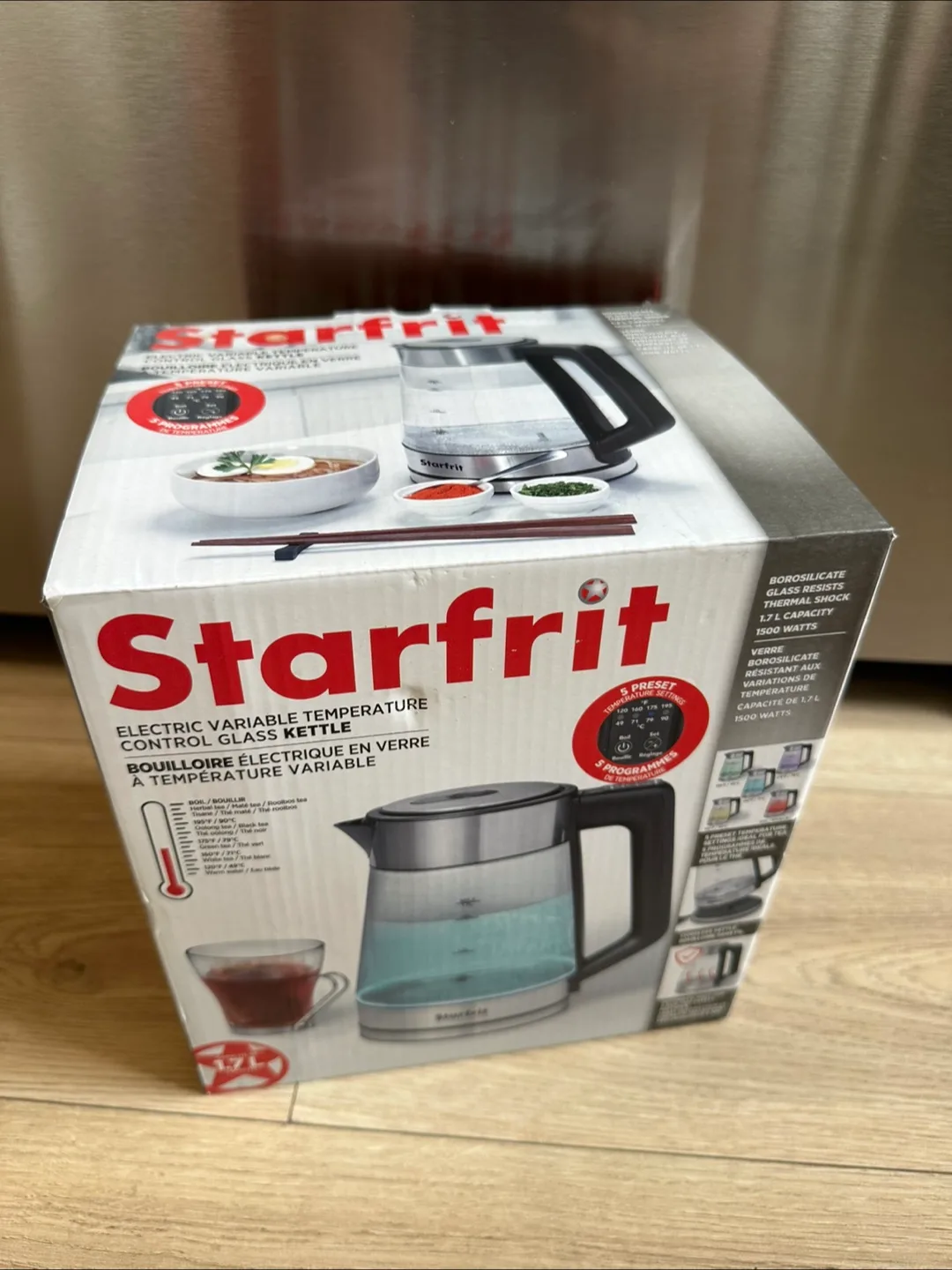 Starfrit Electric Variable Temp Glass Kettle thumbnail