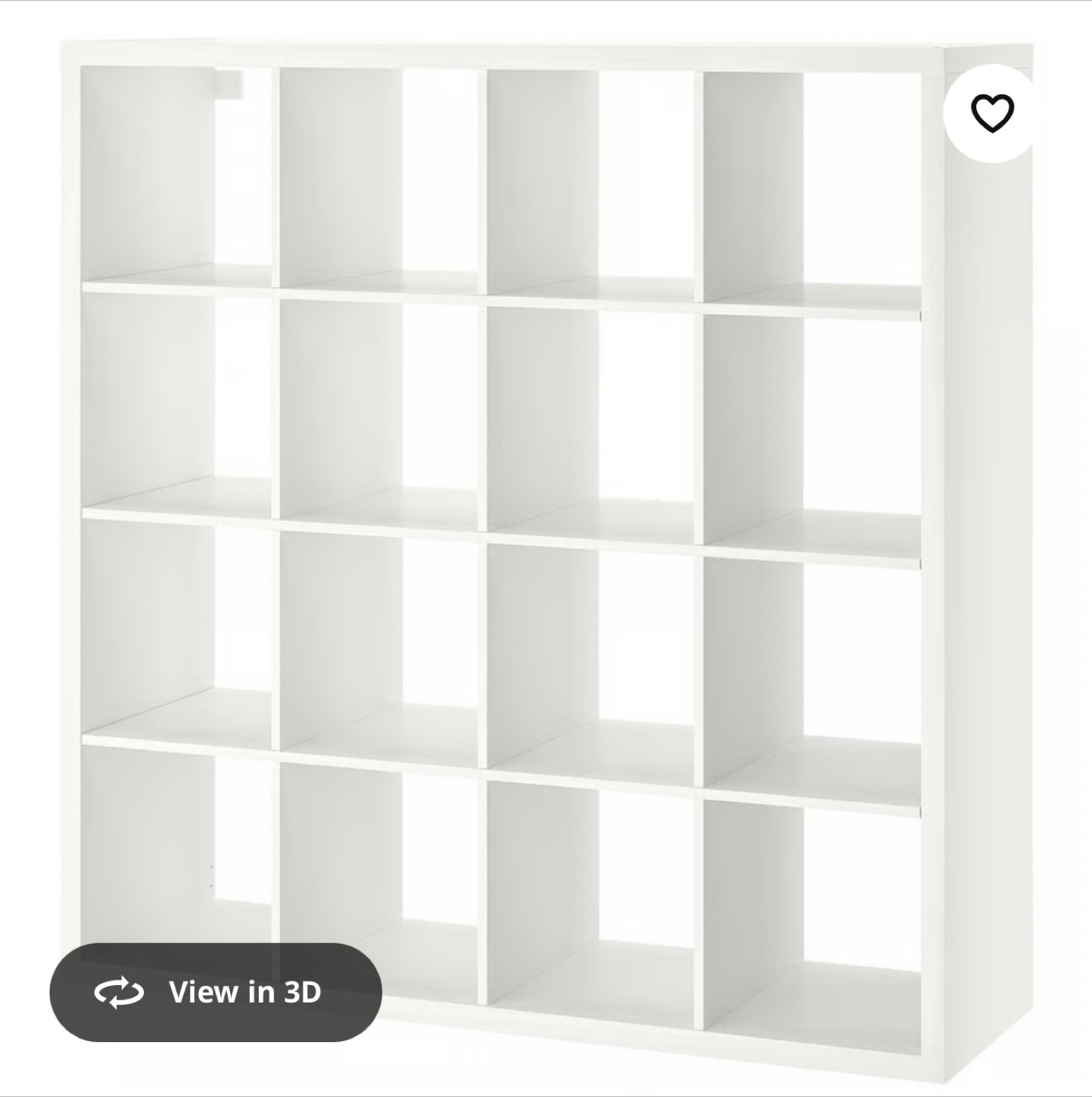 IKEA Kallax White Shelving Unit