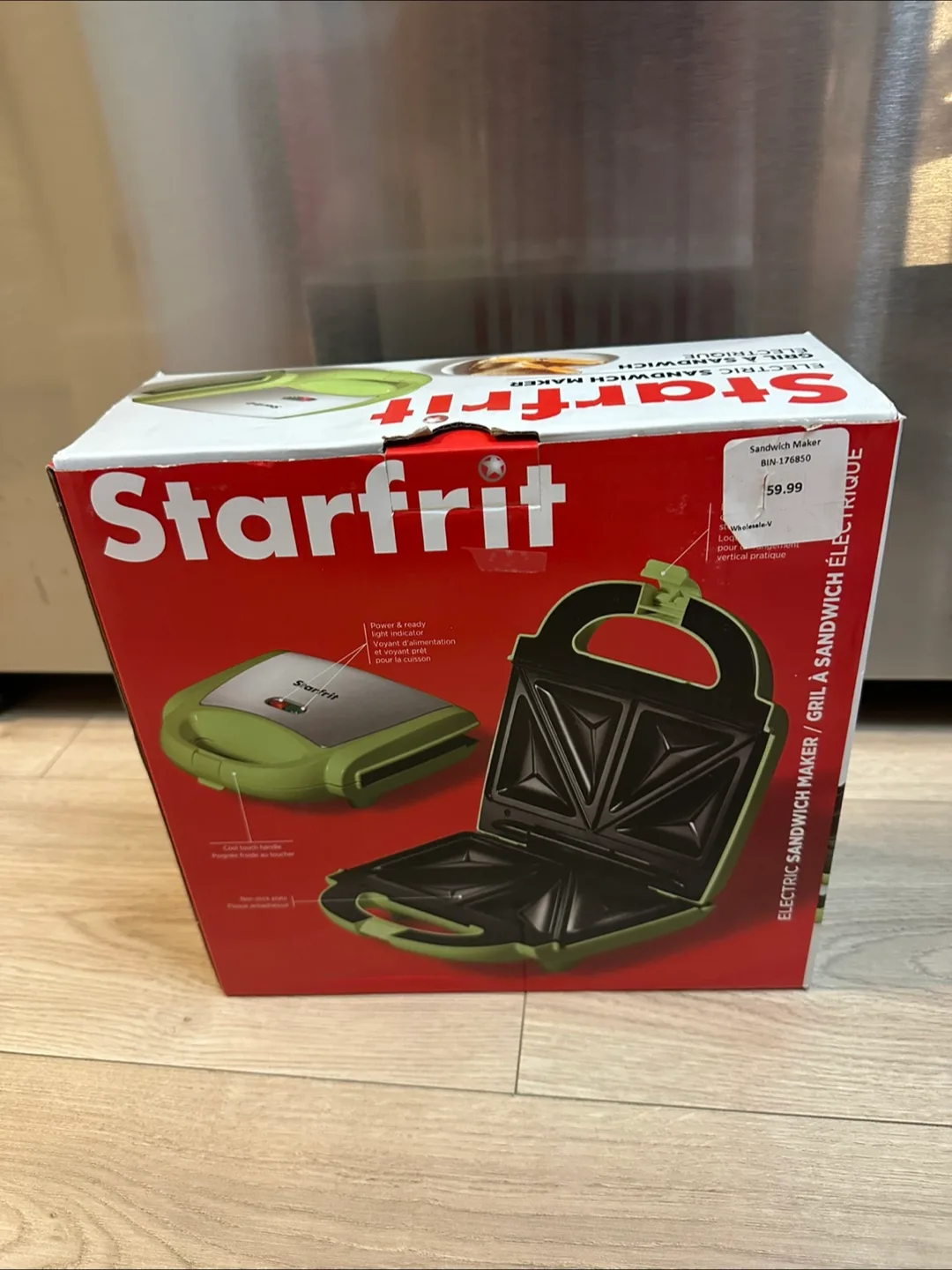 Starfrit Electric Sandwich Maker - New in Box! thumbnail