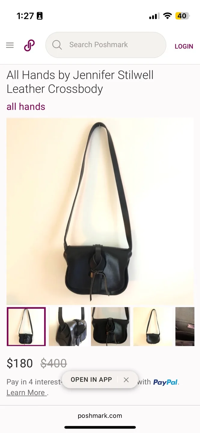 NEW Artisan Cross-Body Leather Bag image indicator(7)