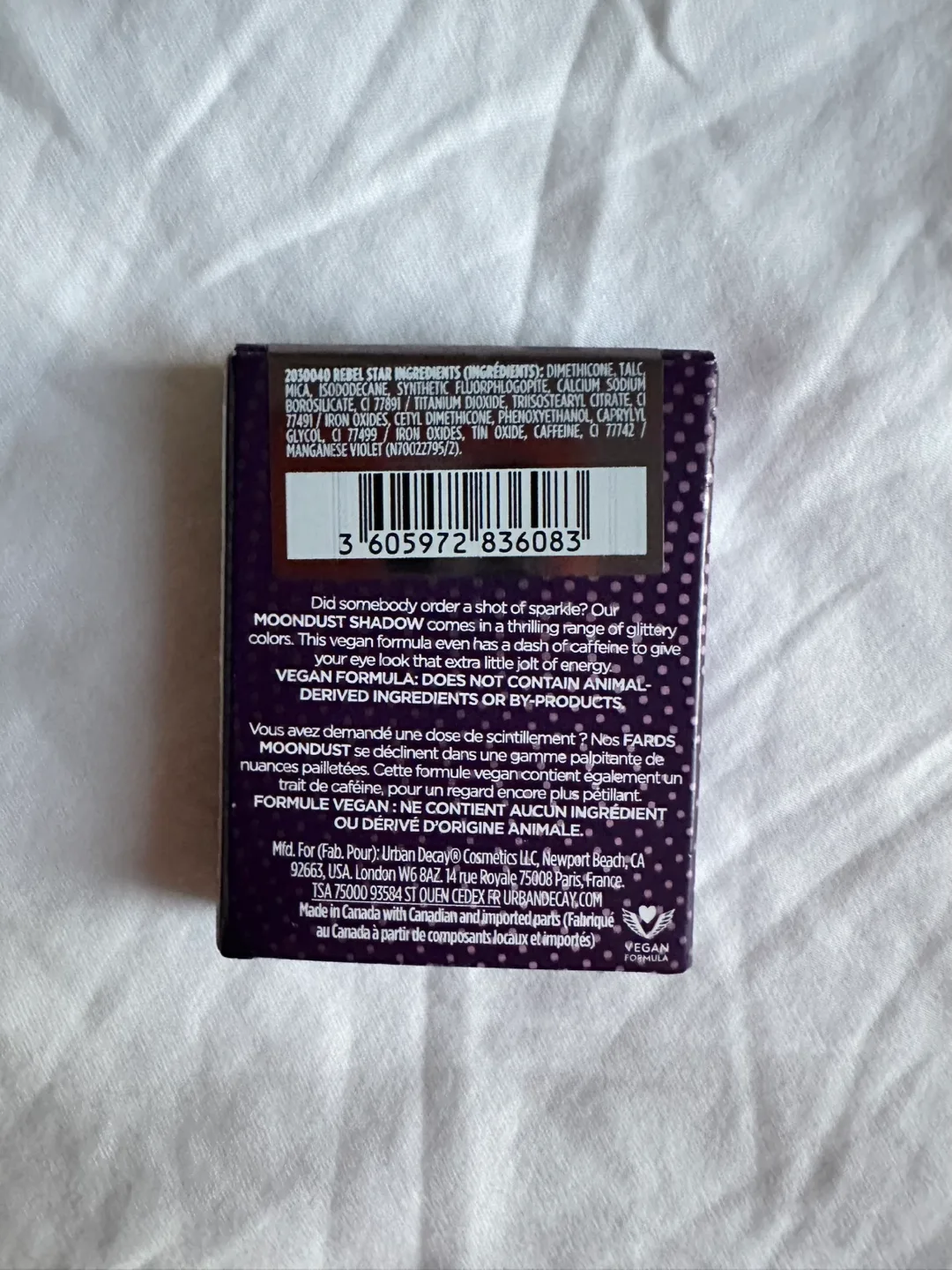 Brand new in box Urban Decay Moondust Shadow - Rebel Star image indicator(3)