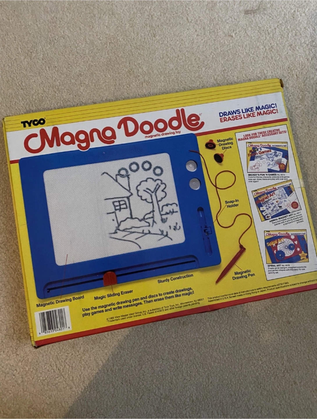Tyco Magna Doodle Magnetic Drawing Toy