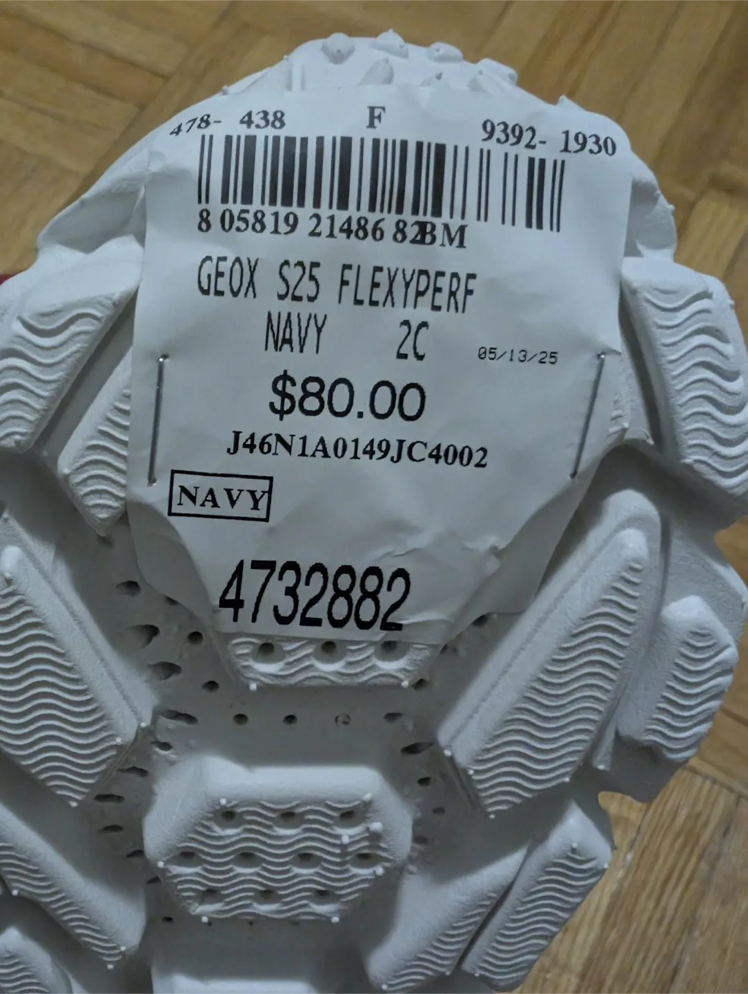 Geox S25 Flexyperf Navy Kids Shoes - Size 2C image indicator(2)