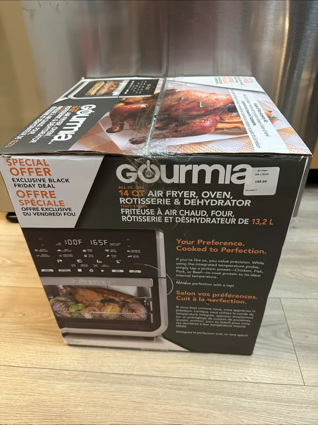Gourmia 14 QT Air Fryer Oven Rotisserie & Dehydrator thumbnail