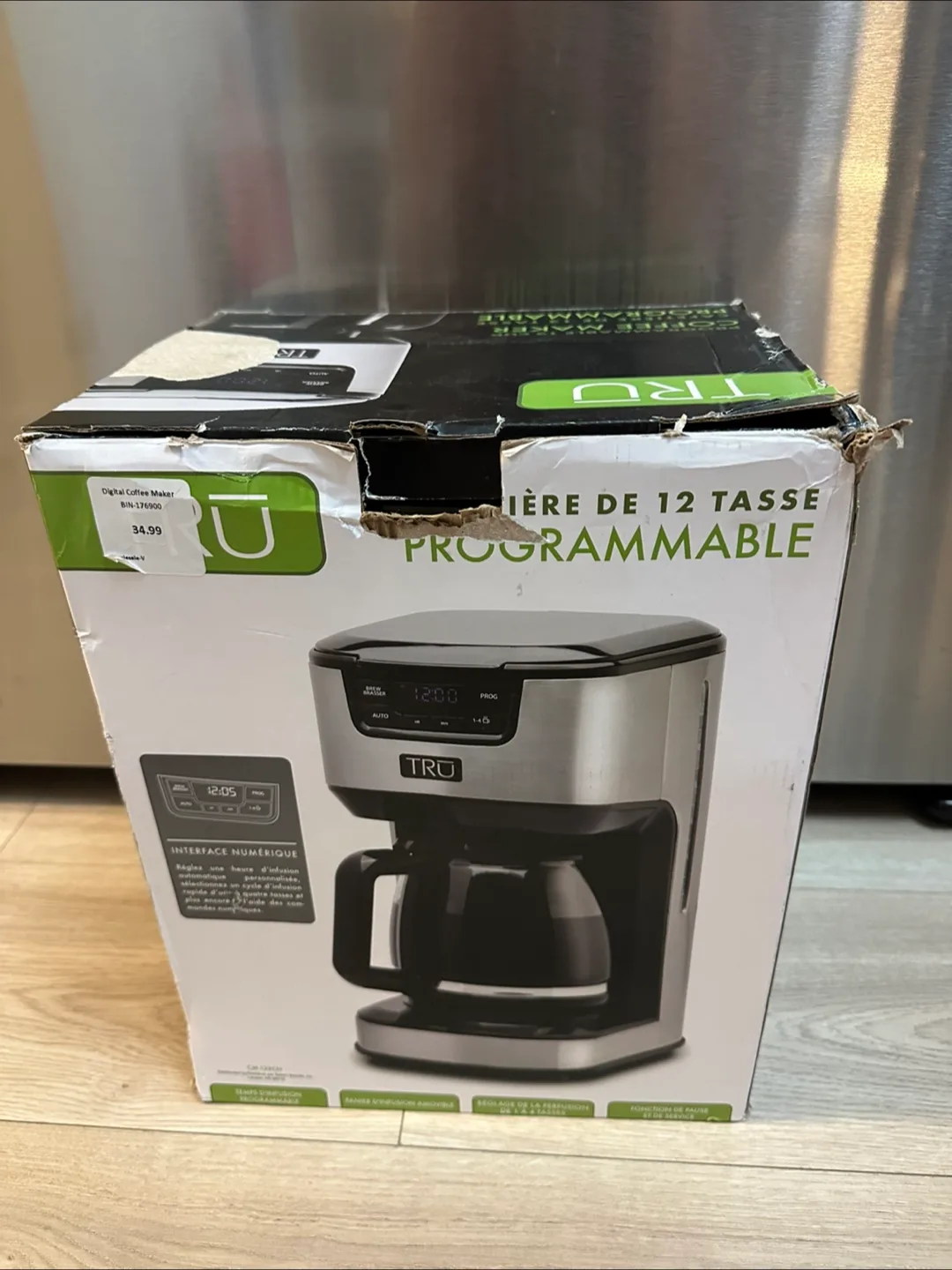 TRU Programmable 12-Cup Coffee Maker - New thumbnail