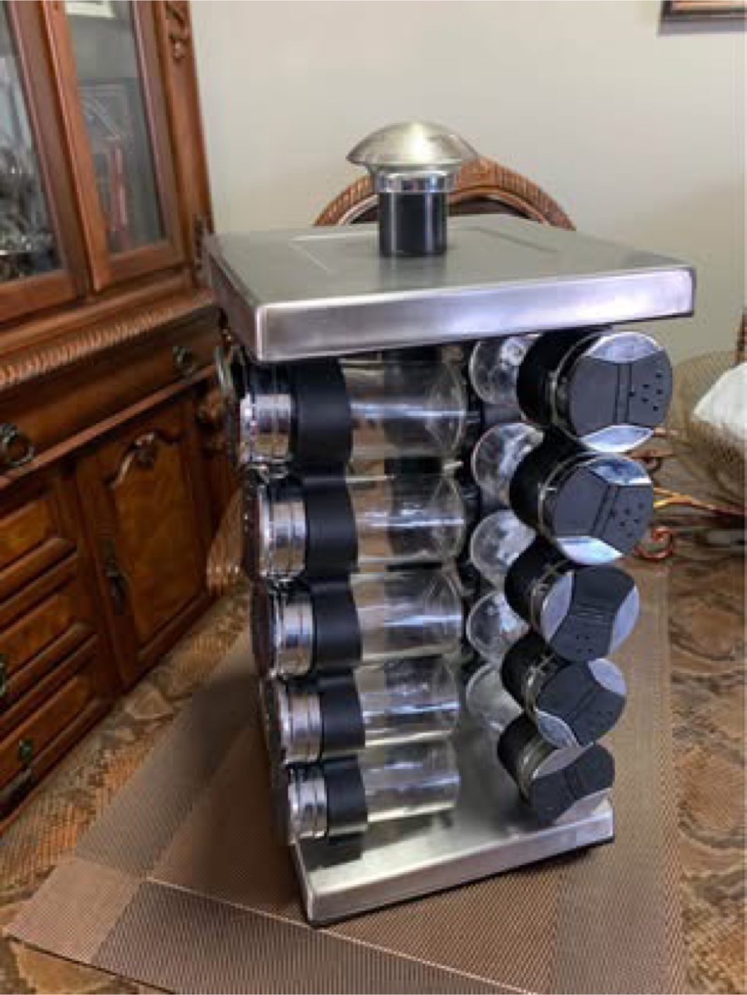 Set of 20 Rotating Spice Rack Organizer