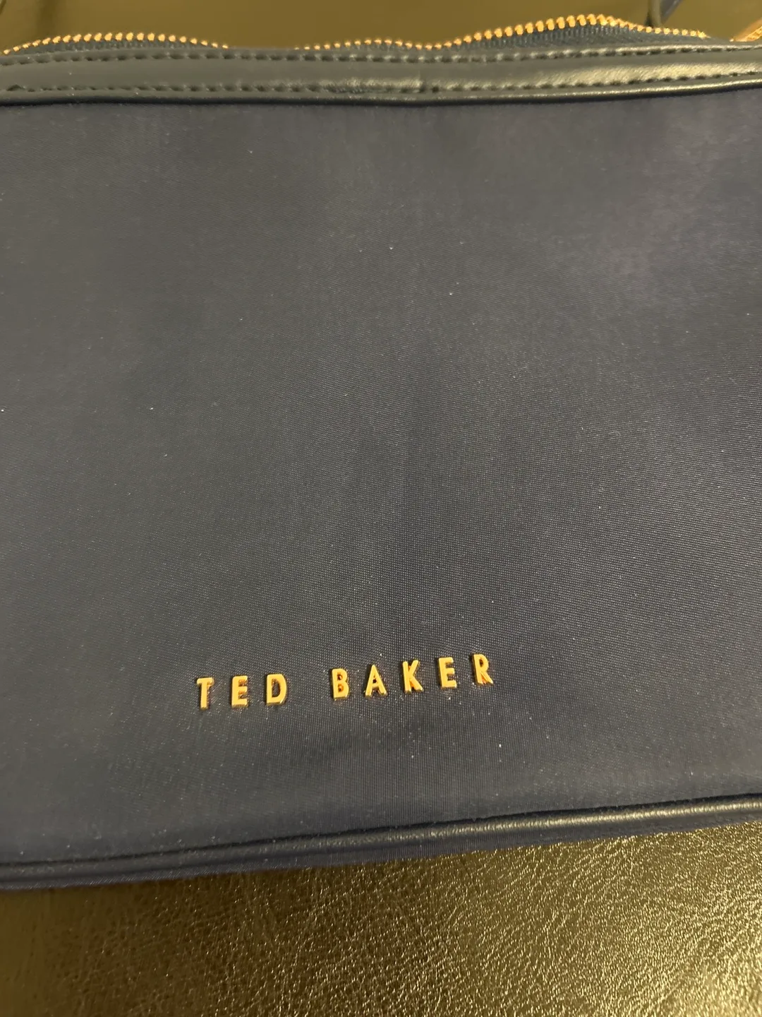 New! Ted Baker Navy Blue Crossbody Bag image indicator(2)