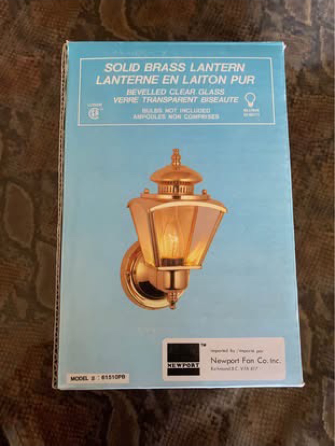 Newport Solid Brass Outdoor Lantern