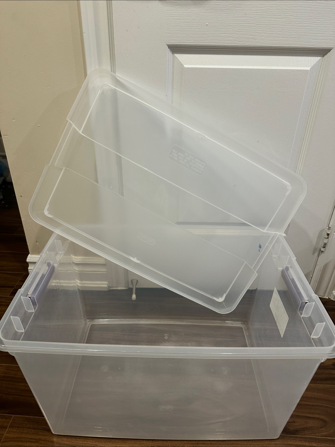 Sterilite Clear Storage Box with Lid - photo 2