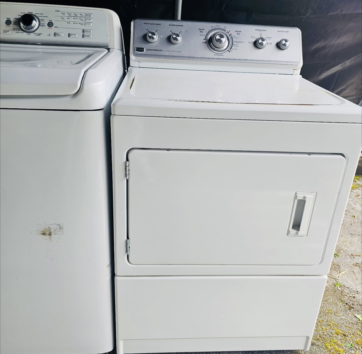 Maytag top load high efficiency  Washer and Dryer - photo 2