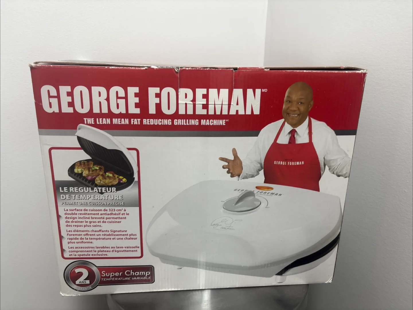 George Foreman Lean Mean Fat Reducing Grilling Machine thumbnail