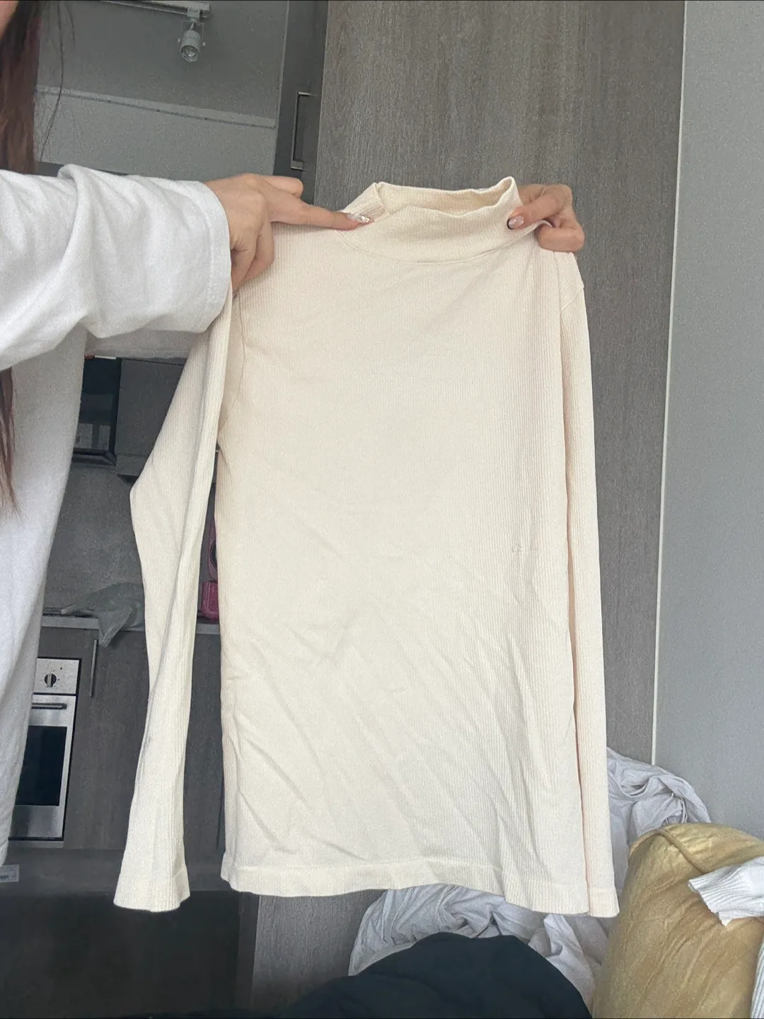 Cream Long Sleeve Top thumbnail