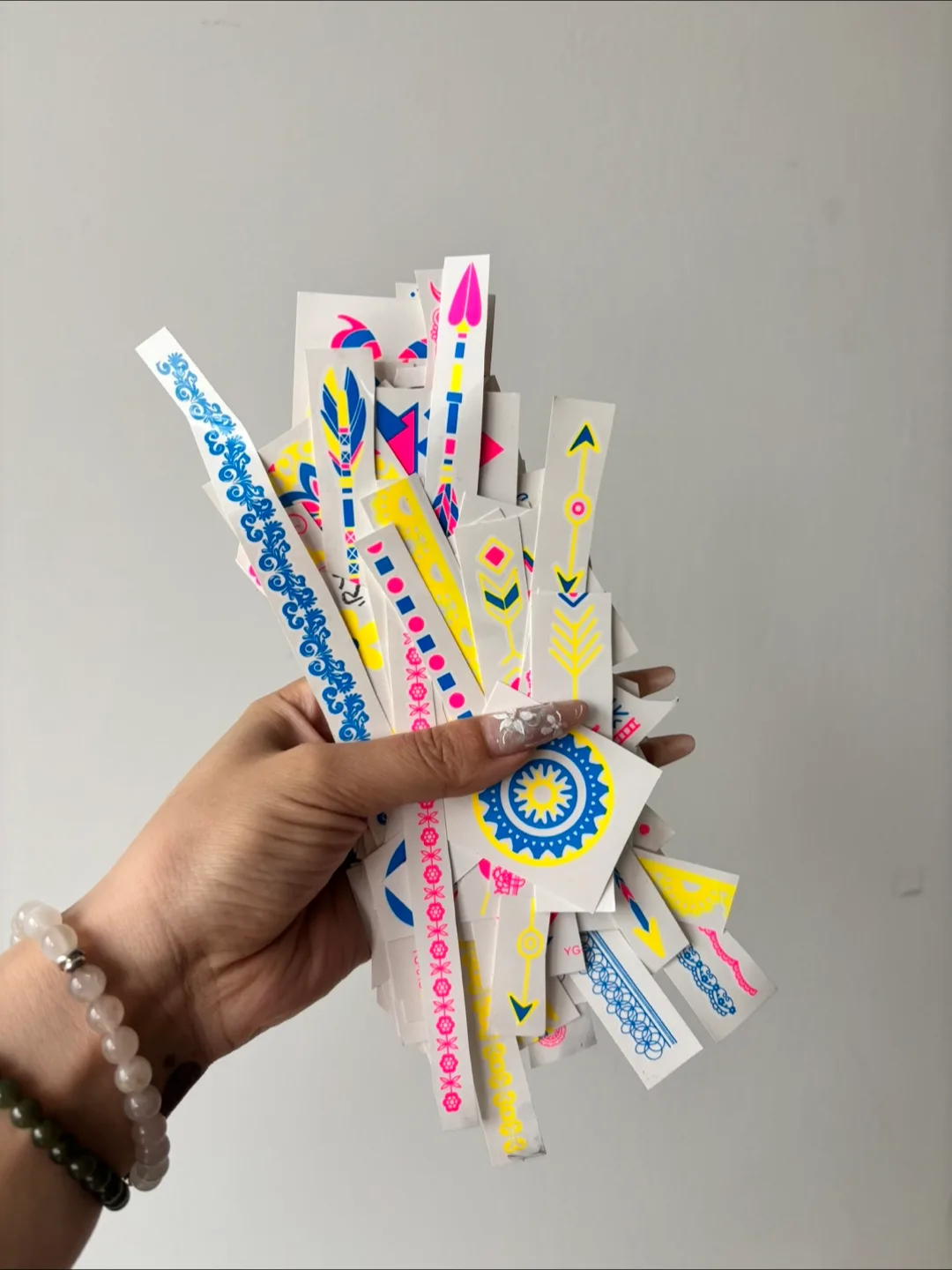 Assorted Temporary glow in dark Tattoo Strips thumbnail