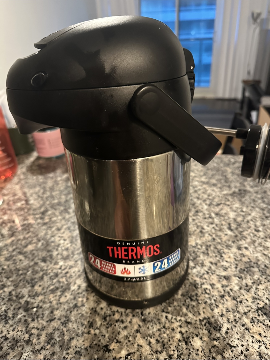 Thermos- 2.5 L- Stainless Steel- 24 Hour Cooling and Heating - photo 2