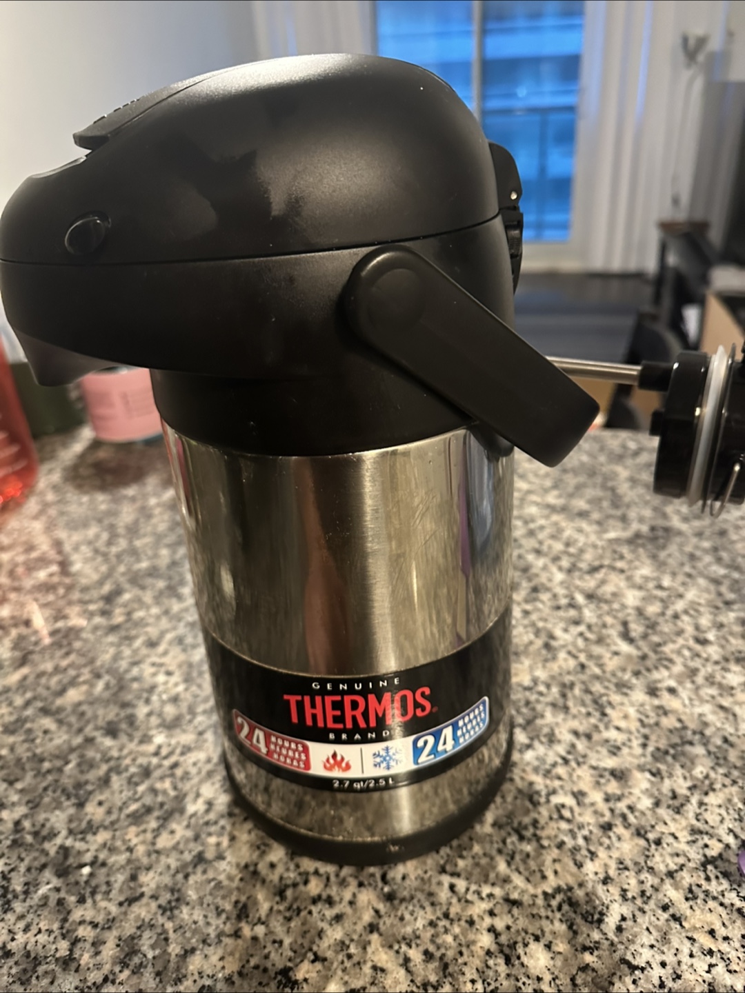 Thermos- 2.5 L- Stainless Steel- 24 Hour Cooling and Heating