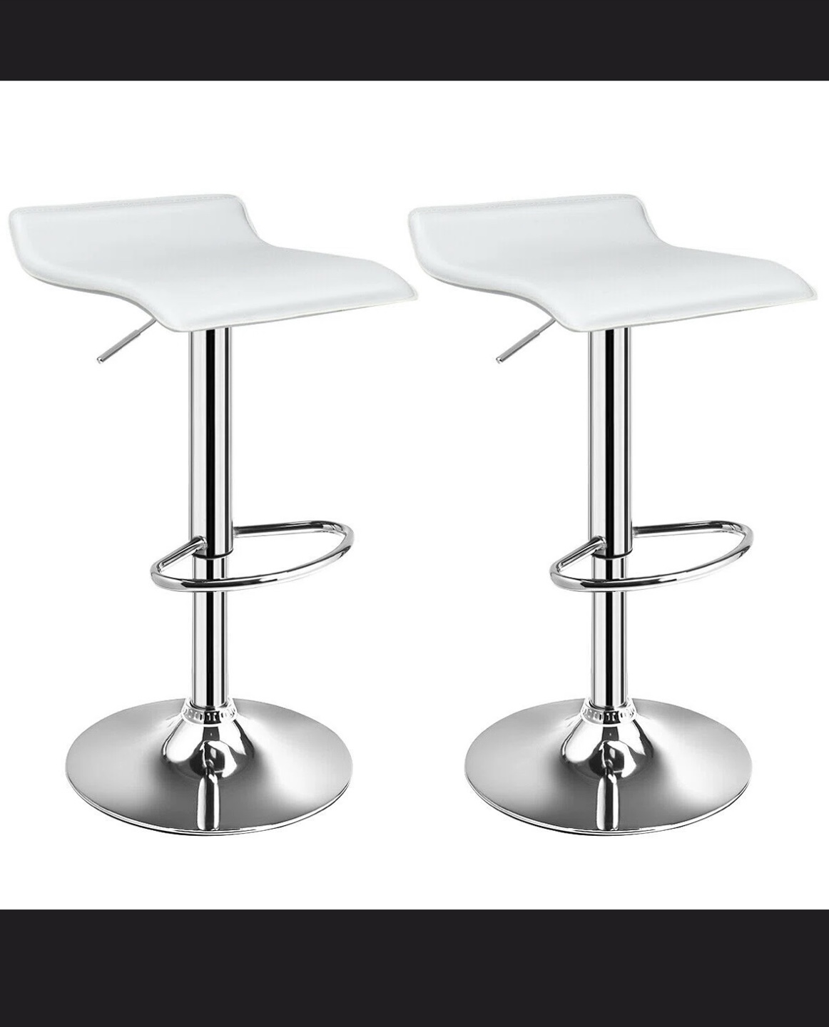 Adjustable Height Bar Stools - Set of 2
