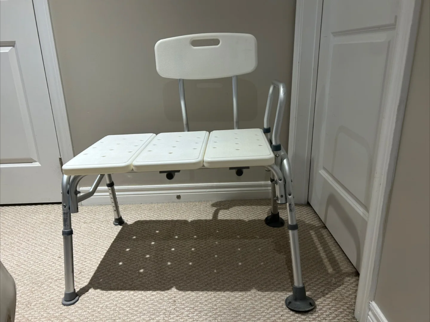 Adjustable Bath/Shower Chair with Backrest thumbnail