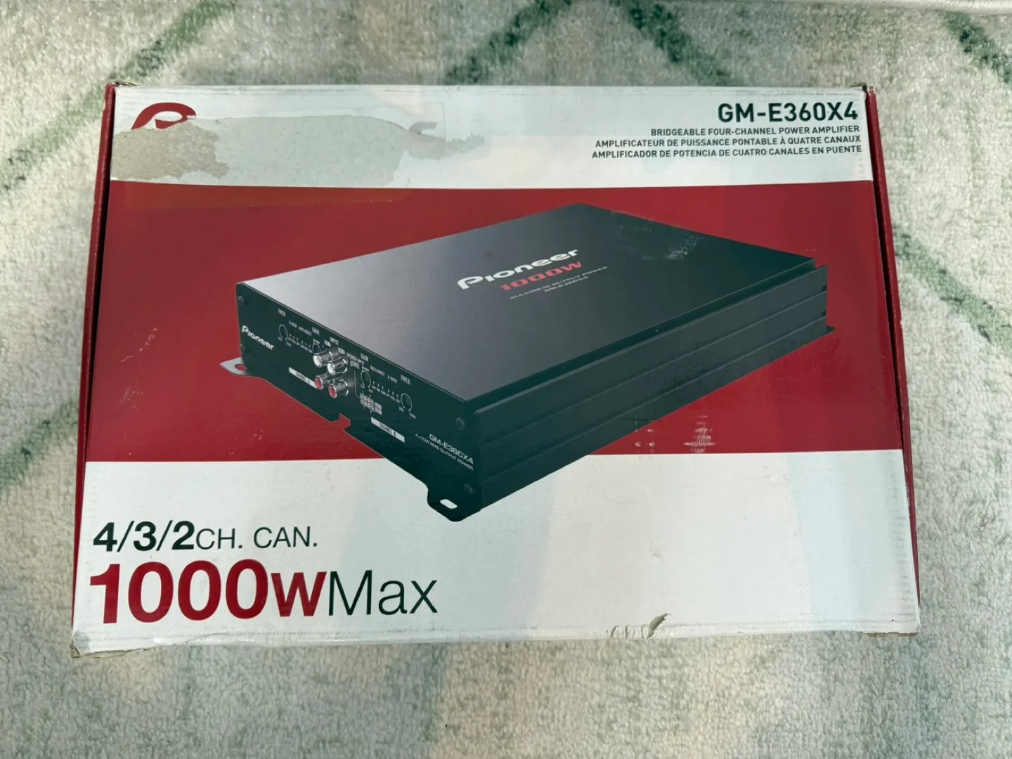 Pioneer GM-E360X4 4-Channel Amplifier thumbnail