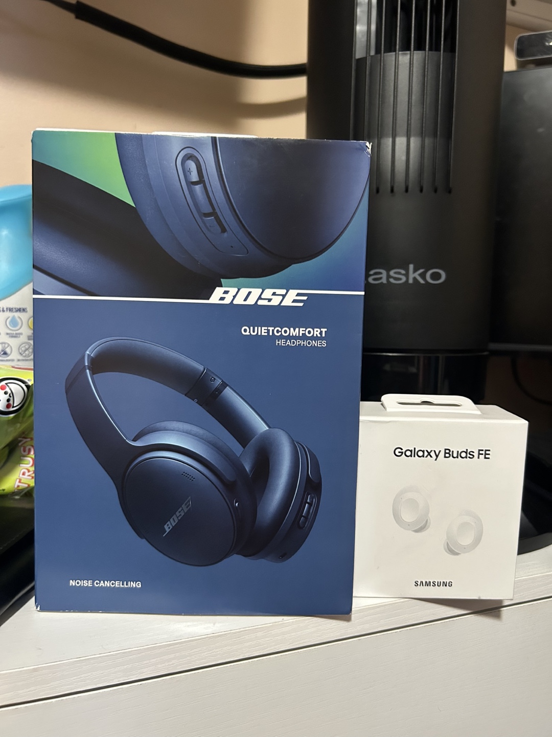 Bose QuietComfort Headphones & Samsung Galaxy Buds FE