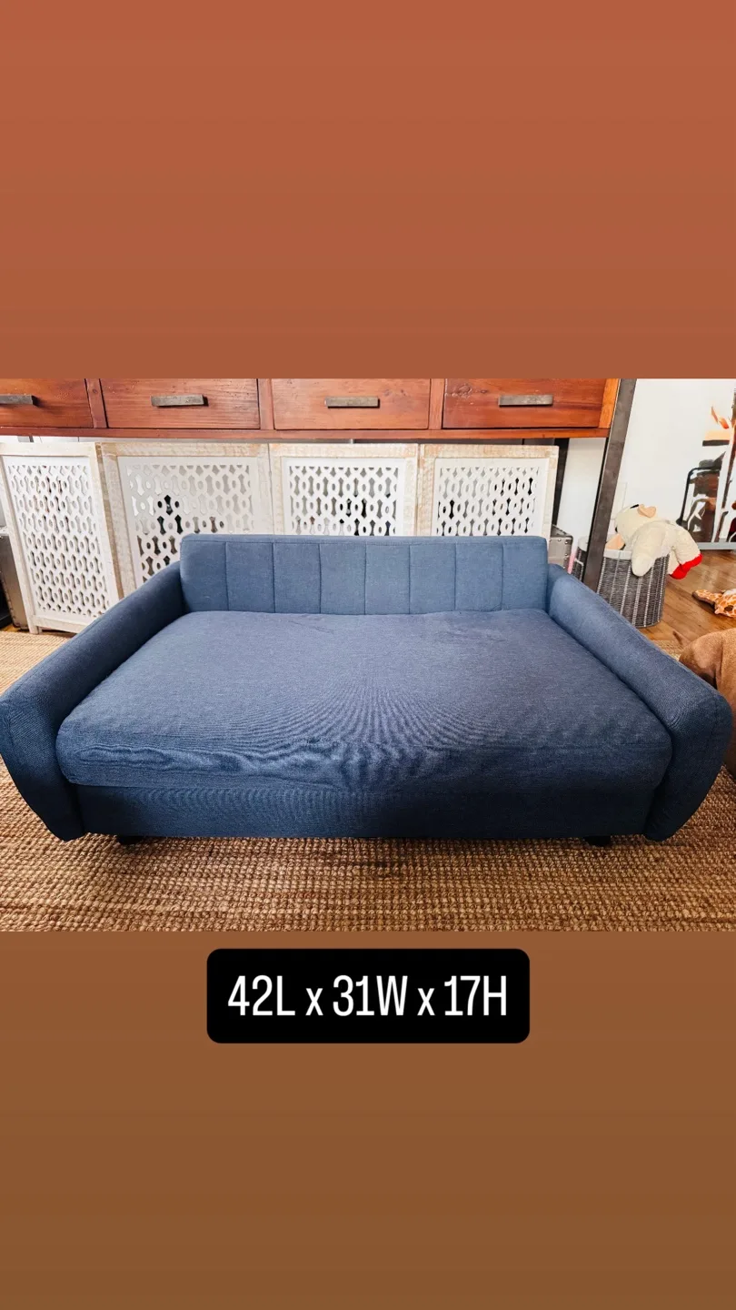Blue Dog Bed (42x31x17) thumbnail
