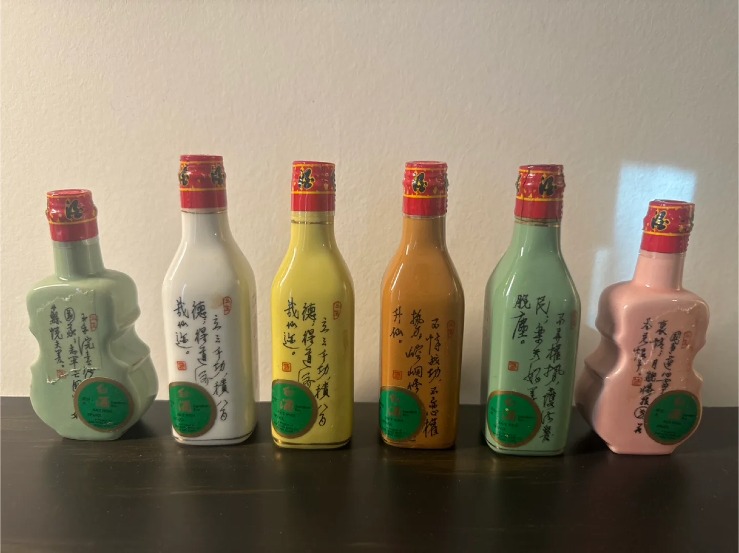 8 Fairies Ladies Set of 6 Rice Wine Bottles image indicator(2)