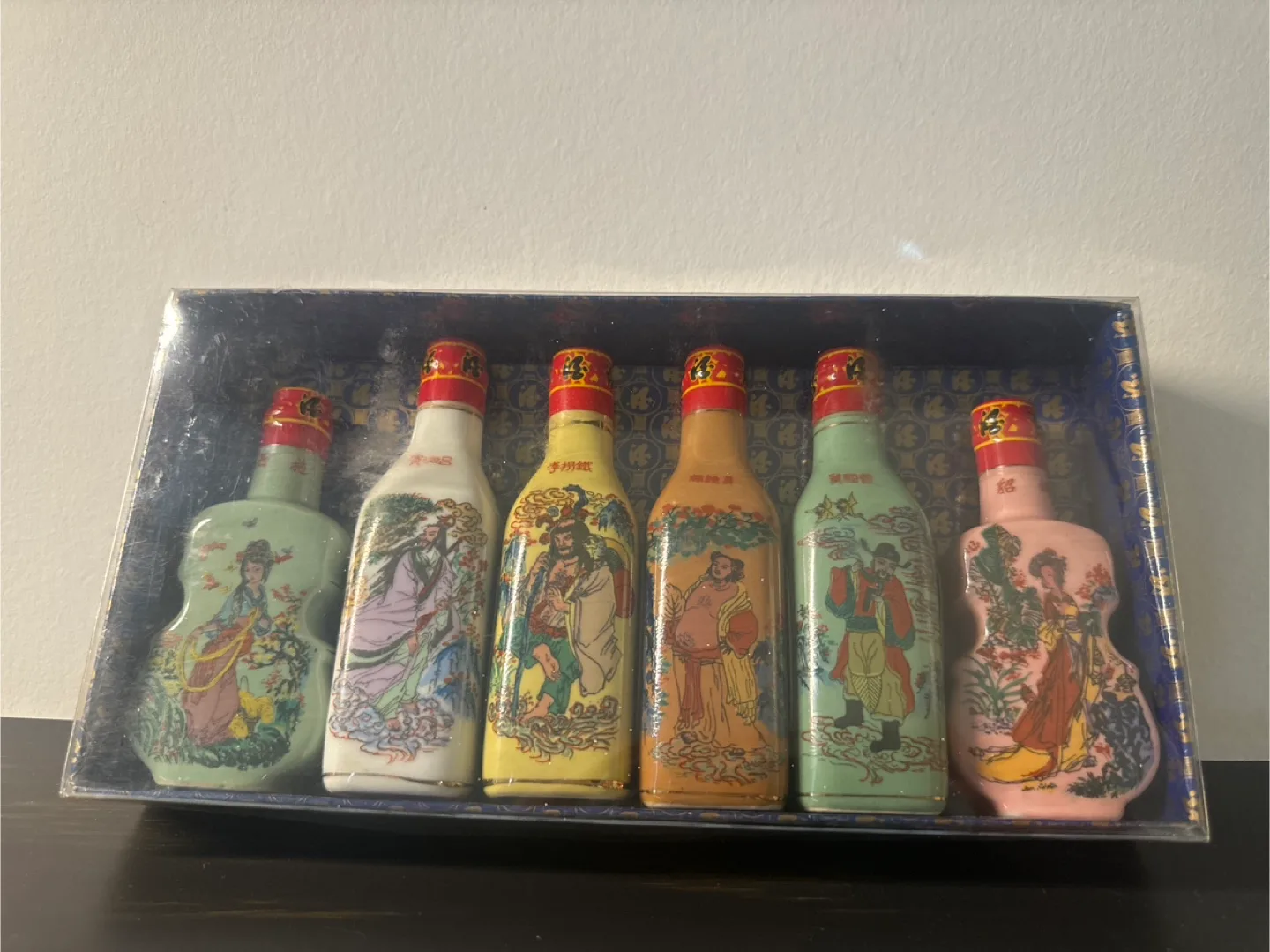 8 Fairies Ladies Set of 6 Rice Wine Bottles image indicator(4)