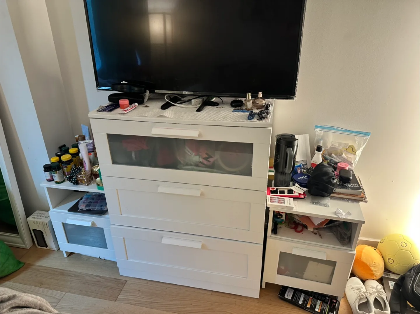 IKEA Hemnes White Chest of 3 Drawers thumbnail