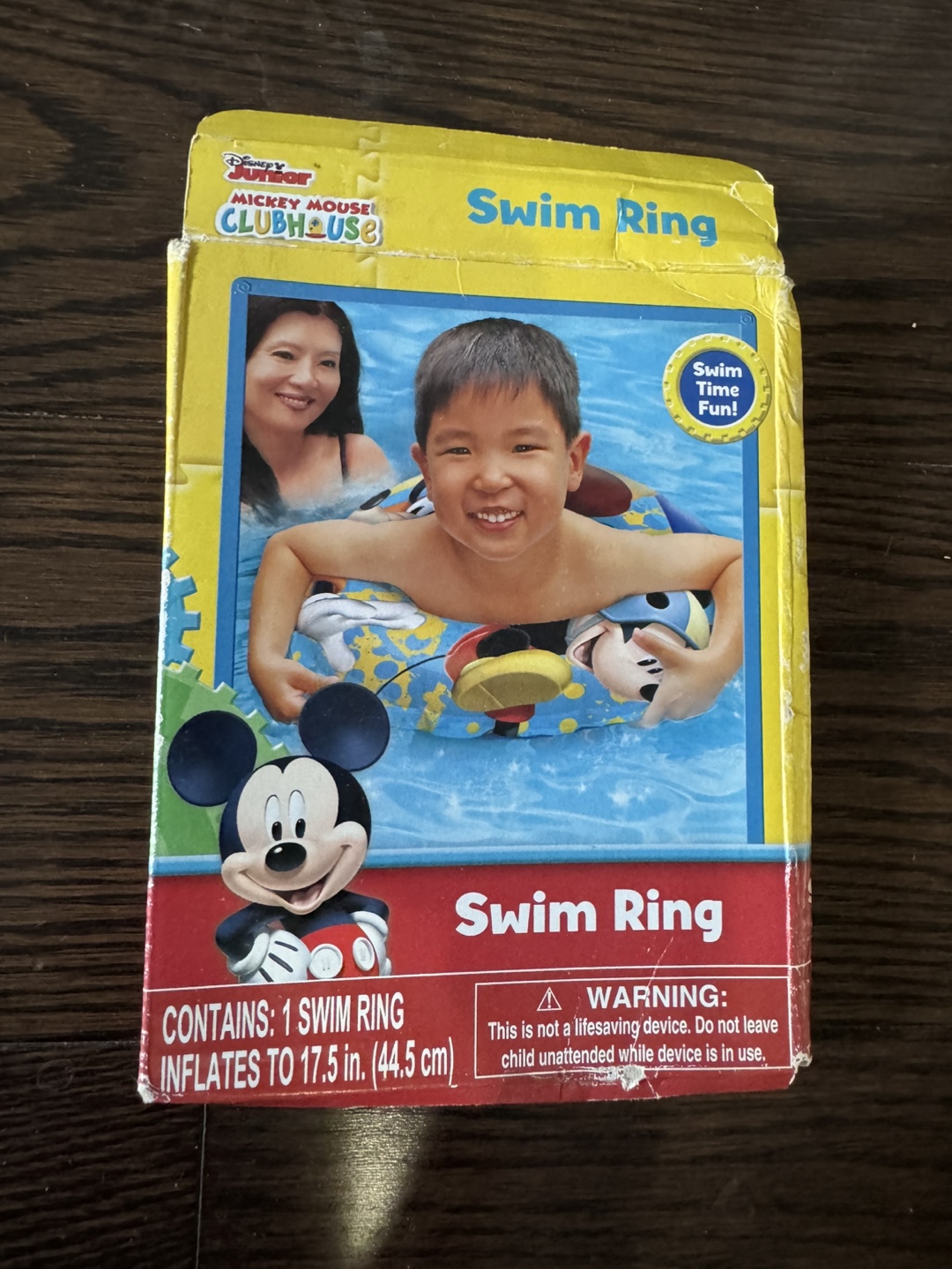 Disney Mickey Mouse Clubhouse Swim Ring - New in Box