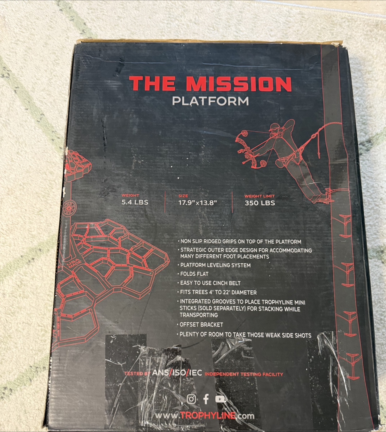 Trophyline Mission Platform w/ Cinch Belt