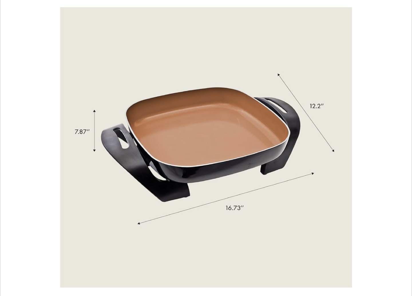 BELLA 12x12 Inch Electric Skillet - photo 2