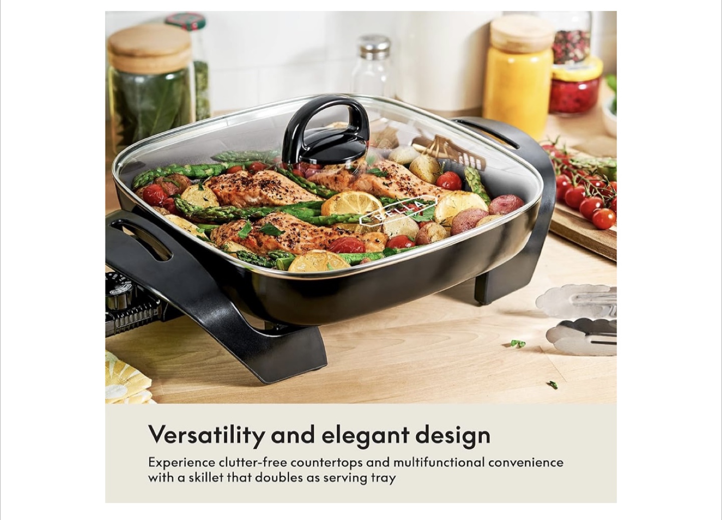 BELLA 12x12 Inch Electric Skillet - photo 3