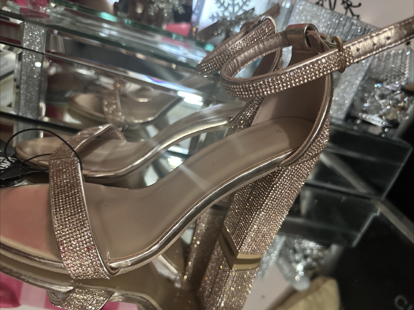 Streewear Society Rhinestone Heels - Size 8 - photo 3
