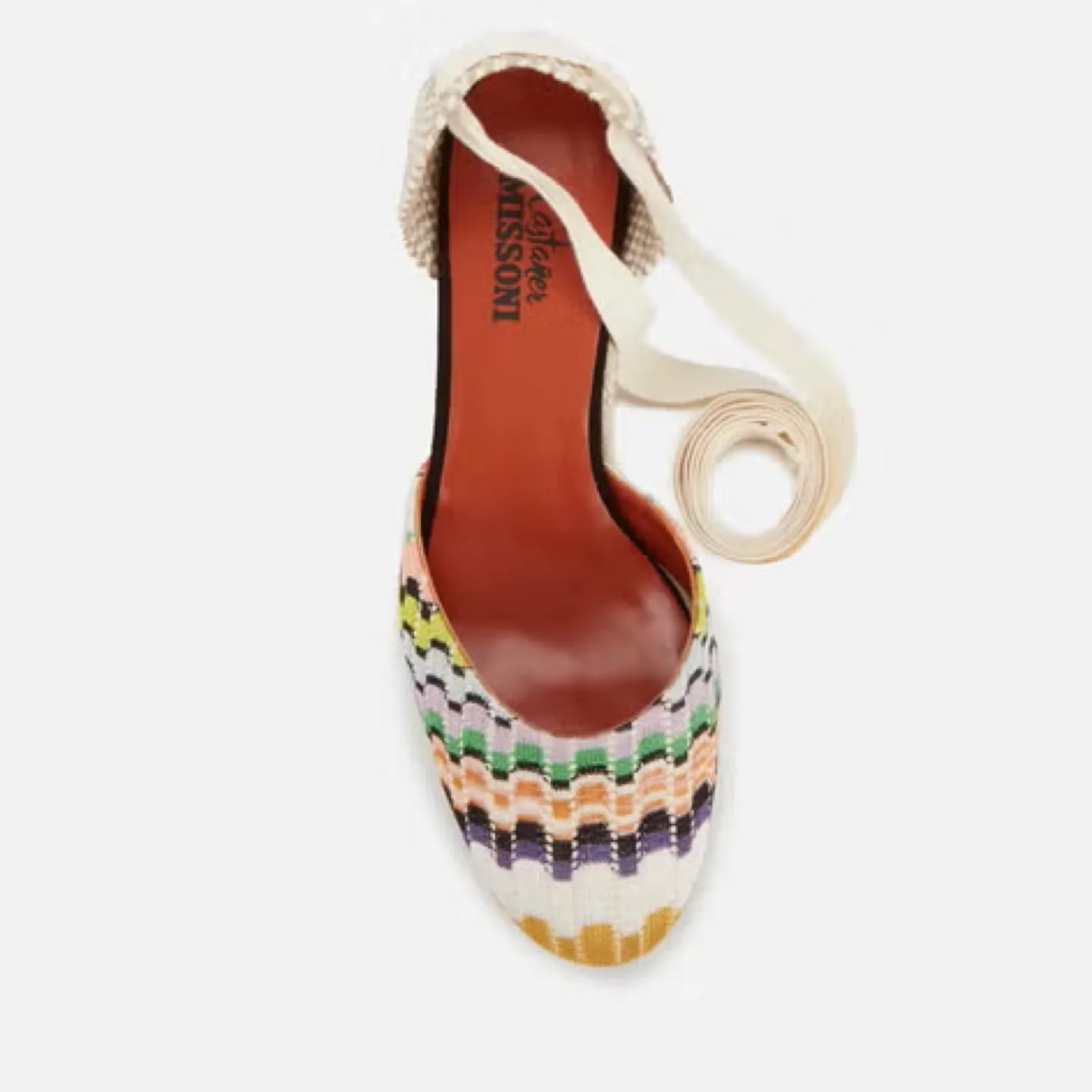Castañer x Missoni Women's Carina Ankle-Tie Platform does image indicator(3)