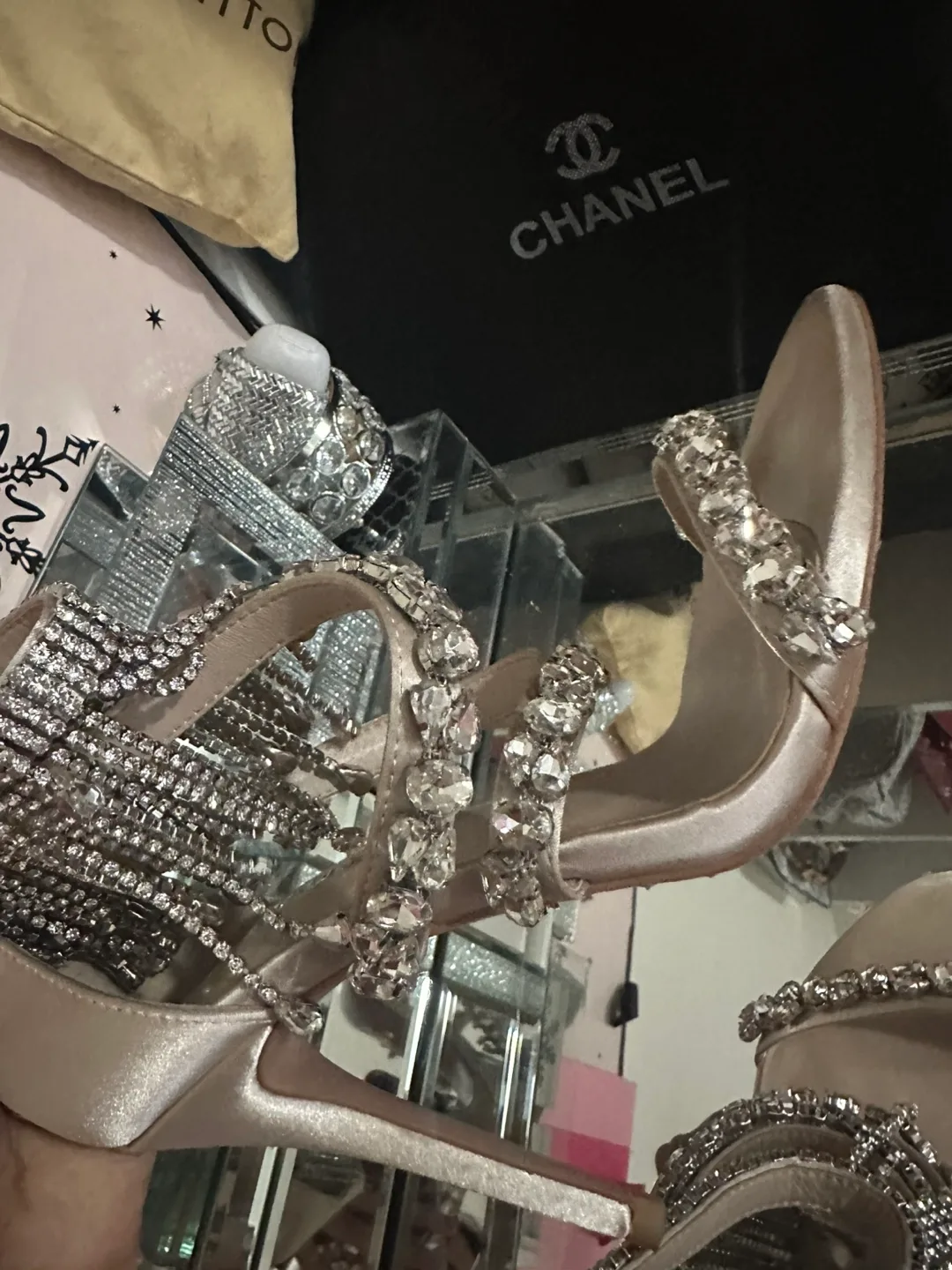 Buffalo London Heels, Size 7, Champagne thumbnail