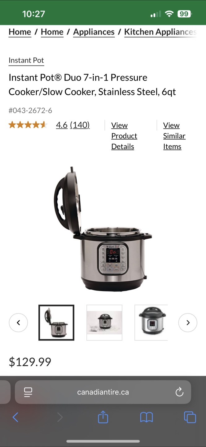 Instant Pot Duo Pressure Cooker, 6qt - photo 3
