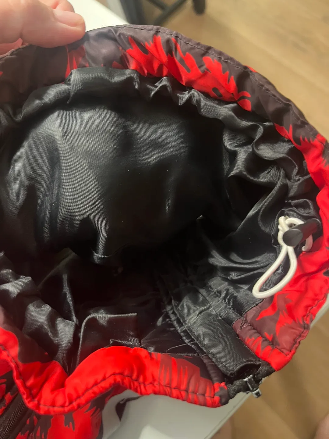 🧡Red & Black Camo Dog Coat - Size Unknown image indicator(3)